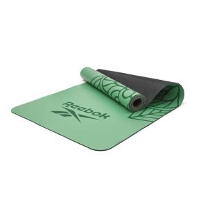 Tapete Ioga Reebok Borracha Natural - 4mm - Verde Mandala