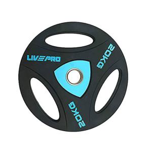 Disco olímpico de treino de uretano LIVEPRO (Peso: 20kg)