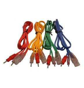 1 conjunto de 4 cabos Compex 8P