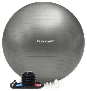 Gymball Tunturi 90 cm Prateado Anti-furos