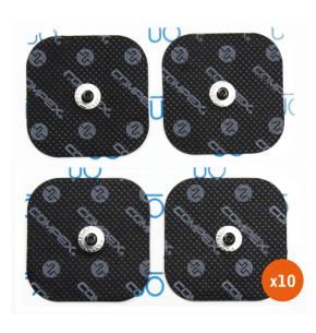Pack Ahorro 10 uds Compex 4 Electrodos snaps 5x5 cm