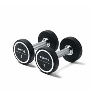 Halteres redondos Evergy Elite PU (par) (Peso: 5kg)
