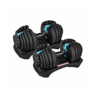Halteres ajustáveis ION Fitness de 2,5 kg a 24 kg (par)