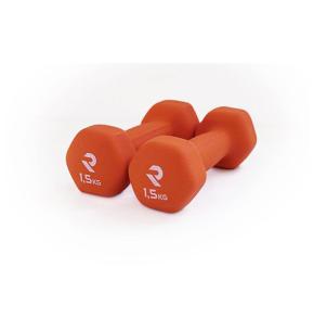 Halteres hexagonais em neoprene Ruster (par)