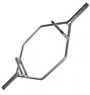 Barra olímpica Body-Solid Trap Bar com pegas elevadas