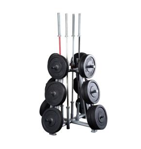 Soporte de discos olímpicos y sujeta-barras Body-Solid SWT1000