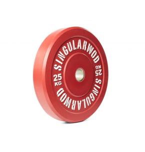 Disco olímpico Bumper Training Singular WOD cor (Peso: 25kg)
