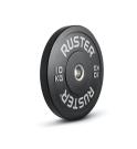 Disco olímpico em borracha Ruster Bumper Training (Peso: 10kg)