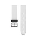Banda em silicone QuickFit 22 Garmin Branco Banda em silicone QuickFit 22 Garmin Branco