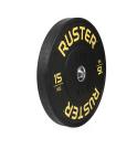 Disco Olímpico Bumper Ruster PRO (Peso: 15kg)