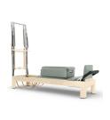 Reformer Elina Pilates Clásico Madera Natural 86'' con Torre (Color: Eucalipto)