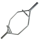 Barra olímpica Body-Solid Trap Bar com pegas elevadas