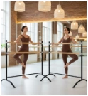 Barra de ballet dupla Elina Pilates