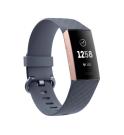 Pulseira de Atividade Fitbit Charge 3 Blue Grey/Rose-Gold Aluminium Pulseira de Atividade Fitbit Charge 3 Blue Grey/Rose-Gold Aluminium