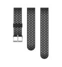 Bracelete Silicone Suunto 20MM Athletic 1 Preto/Prata Tamanho S+M Bracelete Silicone Suunto 20MM Athletic 1 Preto/Prata Tamanho S+M