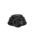 Conjunto de discos de borracha fitnessdigital tri grip 200 kg (Peso: 200kg)