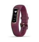 Garmin Vívosmart 4 Rosa dourado com bracelete berry Pequeno/Médio Garmin Vívosmart 4 Rosa dourado com bracelete berry Pequeno/Médio