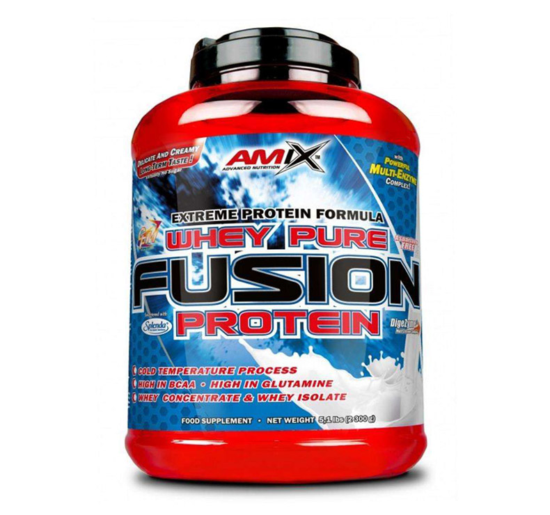 Amix Whey Pro Fusion - 2.3Kg - Morango