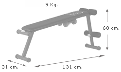 Banco de Abdominais e Musculação BH G59 Atlanta 300