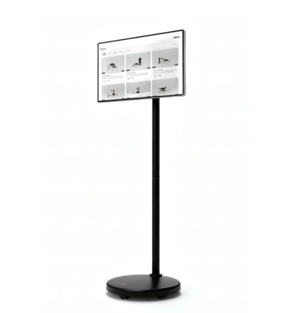 Monitor tactil 24 para sesiones de pilates